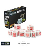 Bolt Action Orders Dice Pack - White (12 gallery