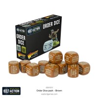Bolt Action Orders Dice Pack - Brown (12 gallery