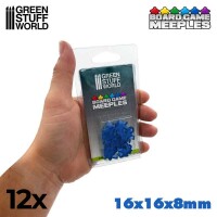 Meeples 16x16x8mm Blau (12) 2