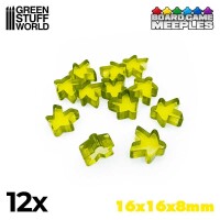 Meeples 16x16x8mm Gelb (12) gallery