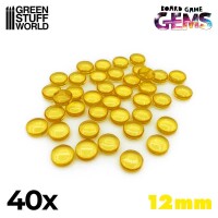 Plastik Edelsteine 12mm Gelb (40) gallery