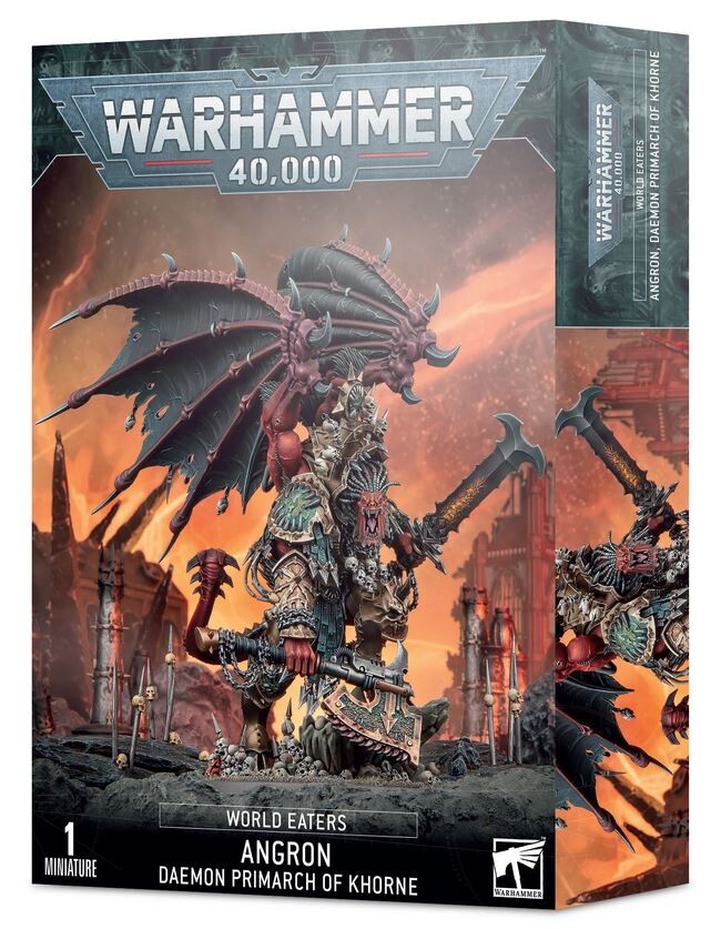 Rote World Eaters Angron Daemon Primarch Of Khorne