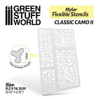 Classic Camo 2 Mylar Flexible Stencil
