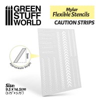 Caution Strips Mylar Flexible Stencil