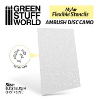 Ambush Disc Camo Mylar Flexible Stencil