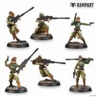 Rampart City Defenders Miniature Pack 6