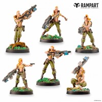 Rampart City Defenders Miniature Pack 7