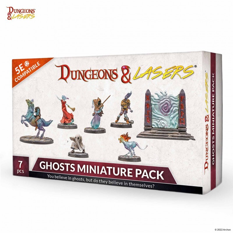 Archon Studio DNL0042 Dungeons & Lasers Ghosts Miniature Pack - Bild 2