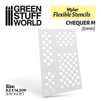 Chequer M Mylar Flexible Stencil
