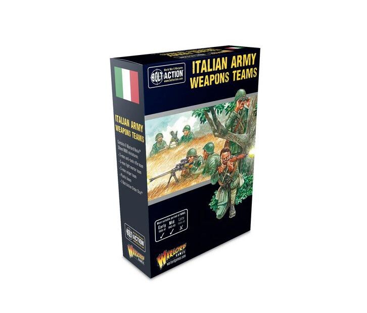 Italian Army Weapons Teams 28mm