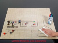 Chessex Reversible Battlemat Blue-Green 1” (2,54cm) Sq