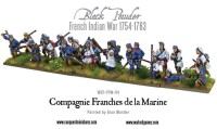 French Indian War French Compagnie de la Marine 28mm 2