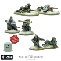 German Heer Weapons Teams (Winter) 28mm 2