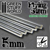 Acryl St&auml;be Transparent 5mm rund