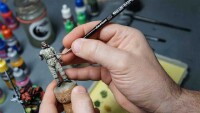 Micro Nova Synthetikpinsel abgewinkelt Größe 5/0 