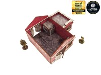 WW2 Normandy Garage w. Petrol Station 28mm 3