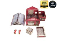 WW2 Normandy Garage w. Petrol Station 28mm 4