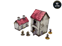 WW2 Normandy Homestead w. Outbuildings 28mm 3
