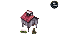 WW2 Normandy Stable w. Dovecote 28mm 3
