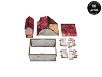 WW2 Normandy Coach House w. Chicken Coop 28mm 6