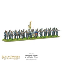 Napoleonic Belgian Line Infantry firing  gallery