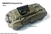 M8 / M20 Light Armoured Car 1/56 28mm 5