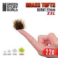 Grasbüschel XXL Selbstklebend 22mm Verbrannt 2
