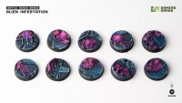 Alien Infestation Battle Ready Bases Rund 25mm (10) 1
