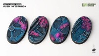 Alien Infestation Battle Ready Bases Oval 60x35mm (4)