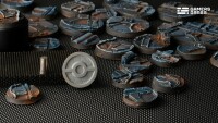 Spaceship Corridor Battle Ready Bases Rund 25mm (10) 3