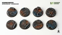 Spaceship Corridor Battle Ready Bases Rund 32mm (8) 2