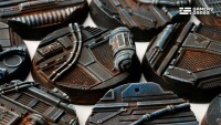 Spaceship Corridor Battle Ready Bases Rund 32mm (8) 3