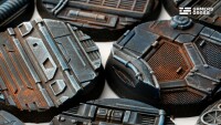 Spaceship Corridor Battle Ready Bases Rund 40mm (5) 3