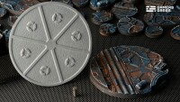 Spaceship Corridor Battle Ready Bases Rund 100mm (1) 3