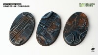 Spaceship Corridor Battle Ready Bases Oval 75x42mm (3) 2