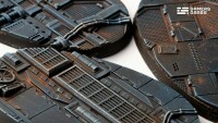 Spaceship Corridor Battle Ready Bases Oval 75x42mm (3) 3