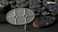 Spaceship Corridor Battle Ready Bases Oval 75x42mm (3) 4