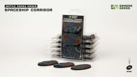 Spaceship Corridor Battle Ready Bases Oval 75x42mm (3) 5