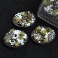 Winter Battle Ready Bases Rund 50mm (3) 2