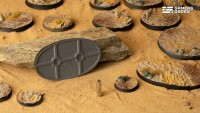Deserts of Maahl Battle Ready Bases Oval 75x42mm (3) 3