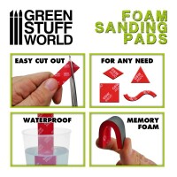 Foam Sanding Pads Grit #2000 Grey (10) 3