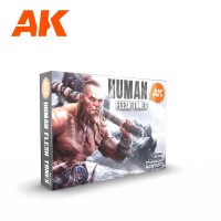 AK Interactive Human Flesh Tones Paint Set