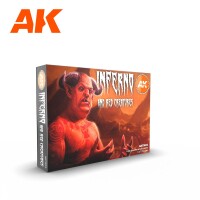 AK Interactive Inferno And Red Creatures Paint Set