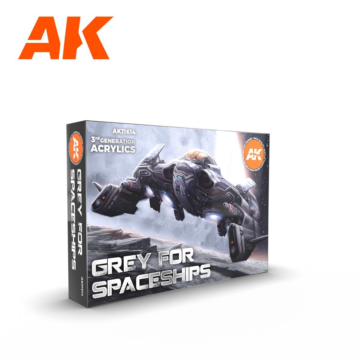 AK Interactive AK11614 - Grey For Spaceships Set 6x17ml - Neu - Bild 4
