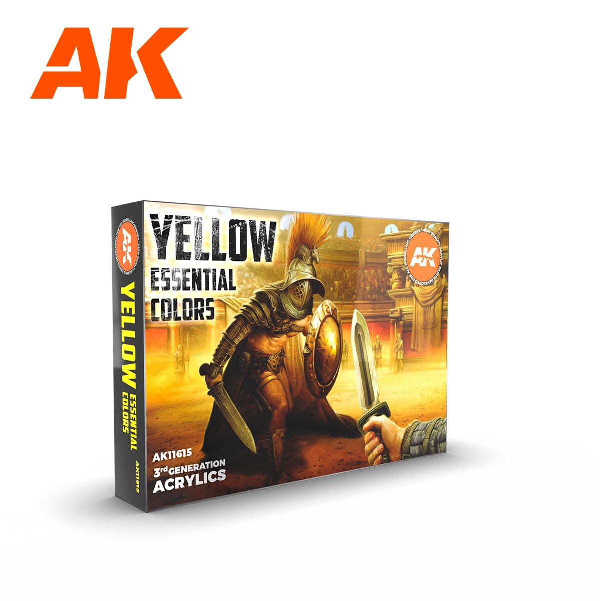 Golden Ak Interactive Yellow Essential Colors Paint Set