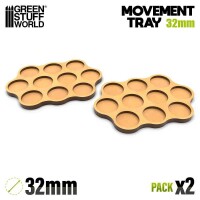 MDF Movement Trays Skirmish AOS 32mm 3x4x3
