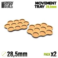 MDF Movement Trays Skirmish AOS 28.5mm 3x4x3 1