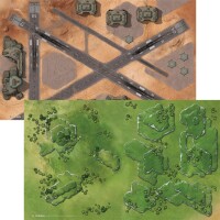 BattleTech Alpha Strike Battlematt Aerobase 1 and Rolling...