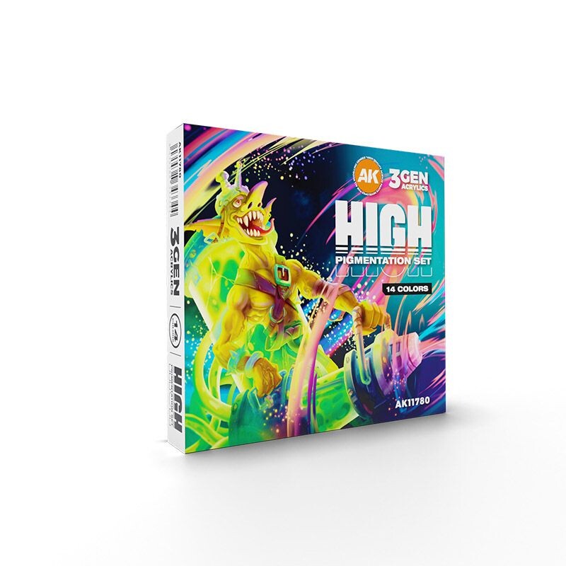 AK Interactive High Pigmentation Colors Paint Set
