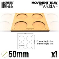 MDF Regimentsbases ASOIAF 50mm 2x2 2